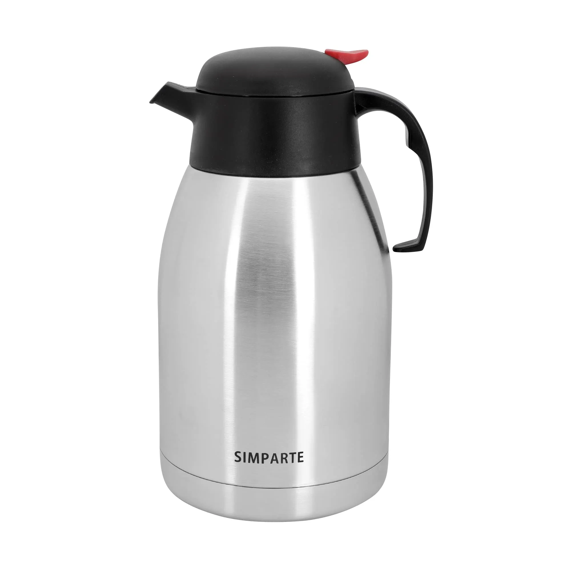 SIMPARTE Thermosteel Carafe Flask Tea/Coffee Pot,Stackable, Stainless Steel Hot or Cold Water, Multipurpose, Thermos 1500 ML (1.5Litres) Silver Flask