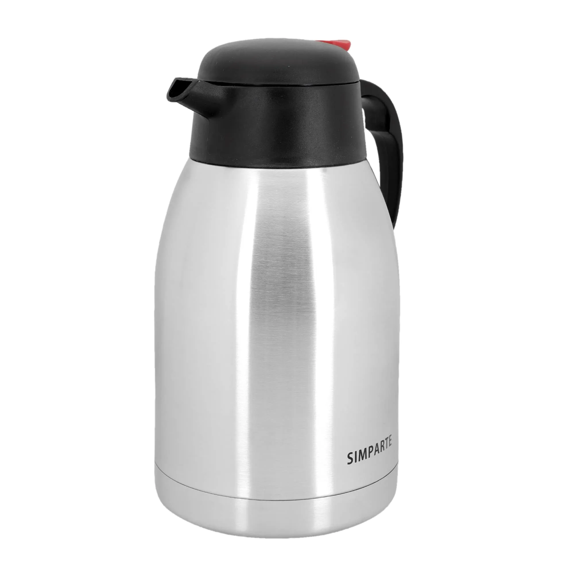 SIMPARTE Thermosteel Carafe Flask Tea/Coffee Pot,Stackable, Stainless Steel Hot or Cold Water, Multipurpose, Thermos 1500 ML (1.5Litres) Silver Flask