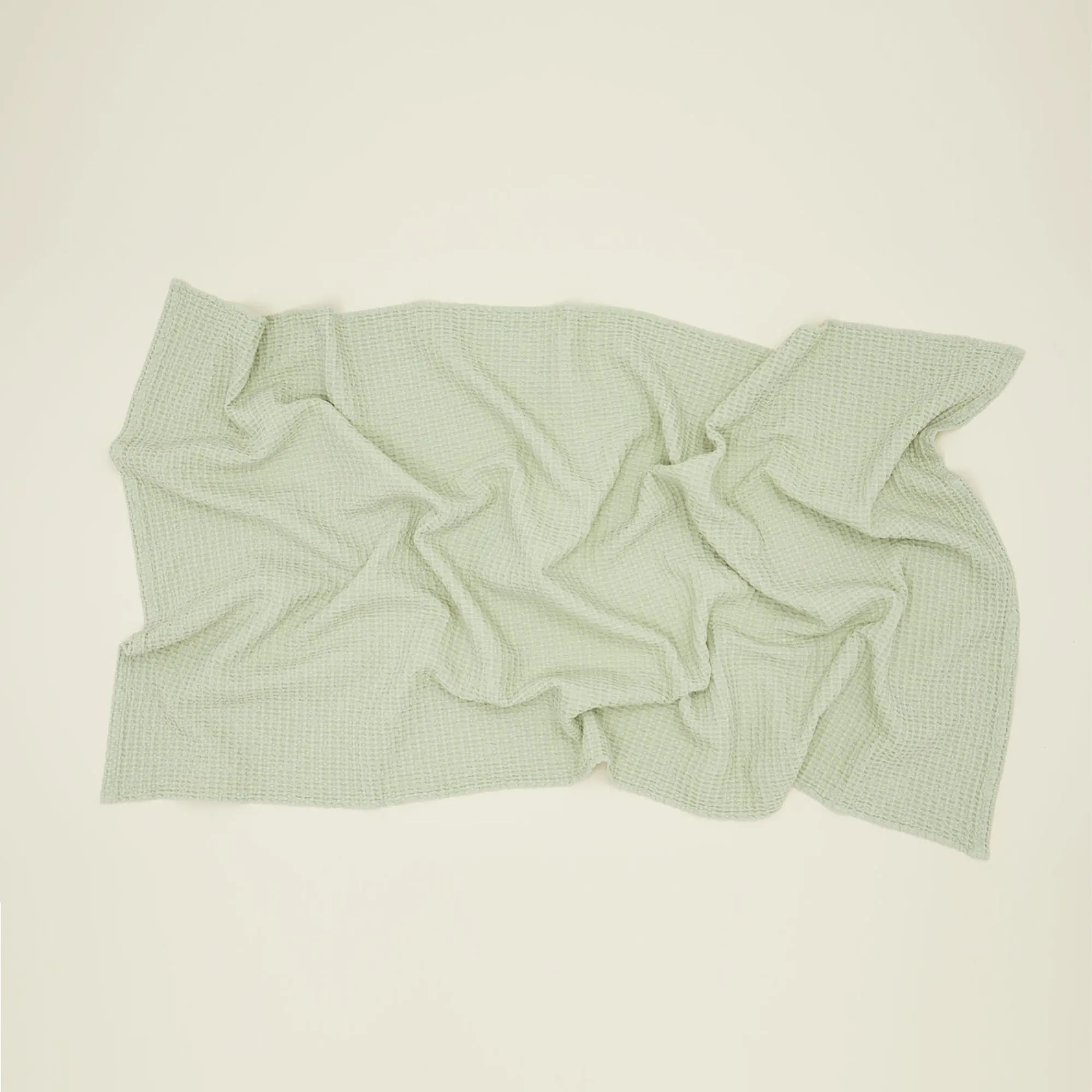 Simple Waffle Towels - Sage