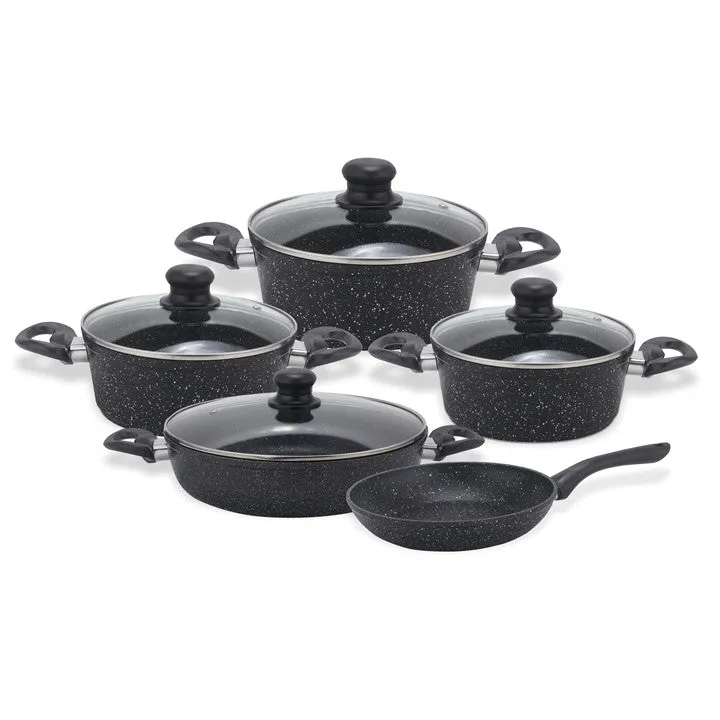 Smart Line SL-SC9PS01; Cookware set in marble coating 9pcs