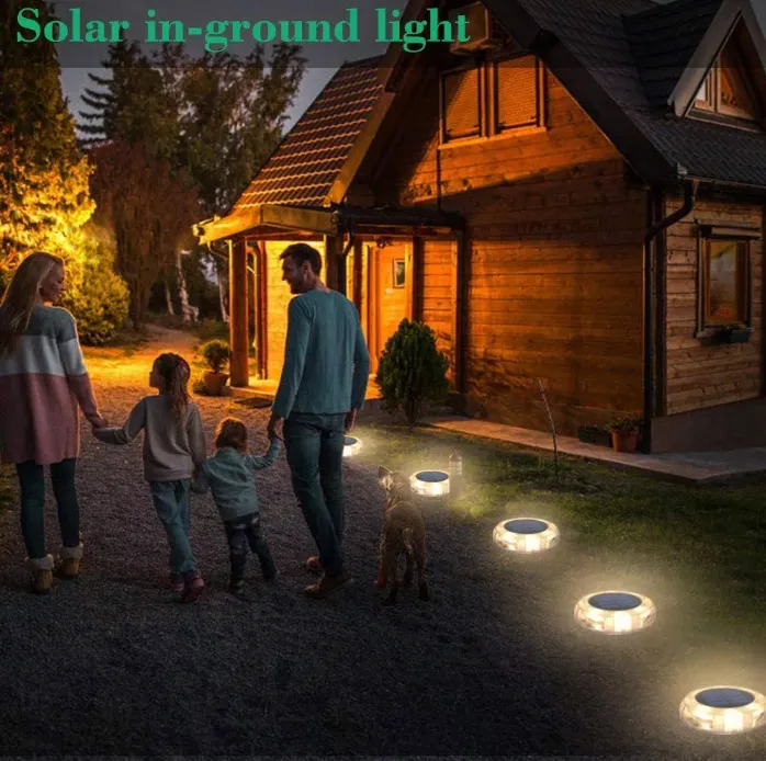 Solar Deck garden inground light