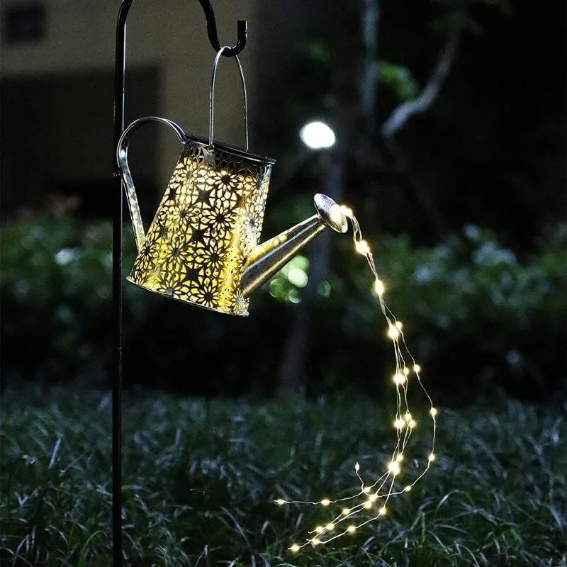 Solar Watering Can with Lights