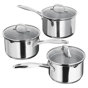 Stellar 7000 Draining Saucepan Set 3 Piece