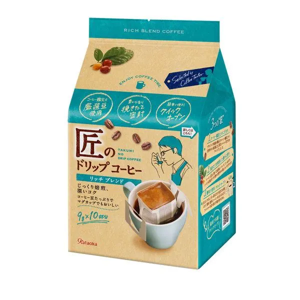 Takumi no Drip Coffee Rich Blend - 10 Single Servings - Kataoka