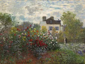 The Artist's Garden in Argenteuil by Claude Monet