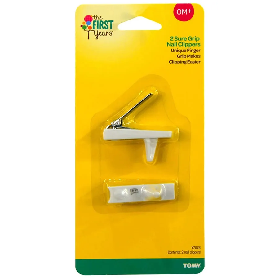 The First Years Sure Grip Nail Clippers (Pack of 2)