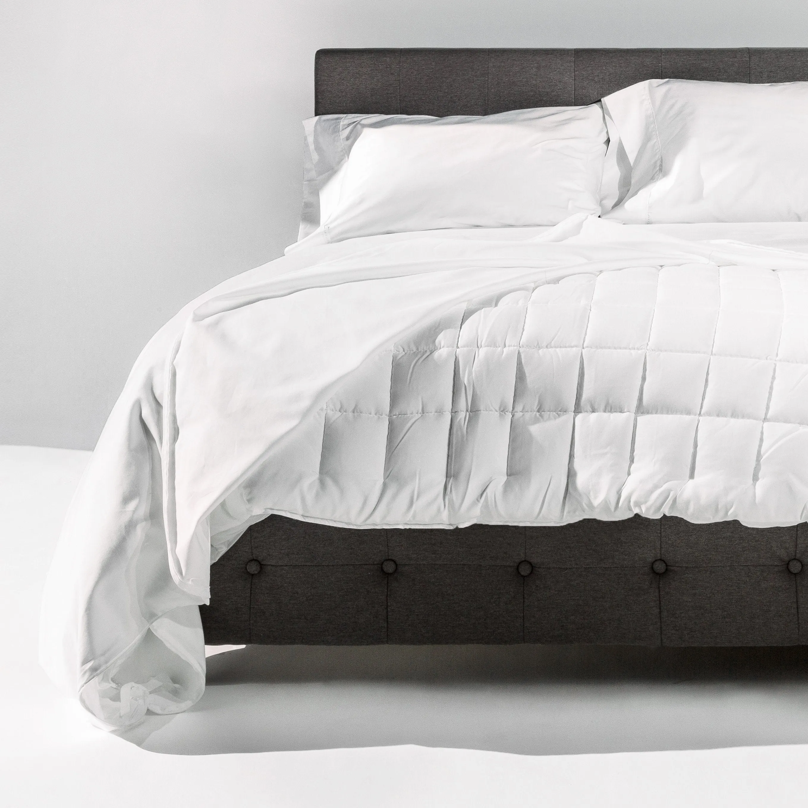 The New-Way Duvet Cover | Easy: Zips Open Wide on 2 Sides | No Bunching: Comforter Clips In | Quick Adjustments w/Hidden Side Vents | 100% Cotton Percale