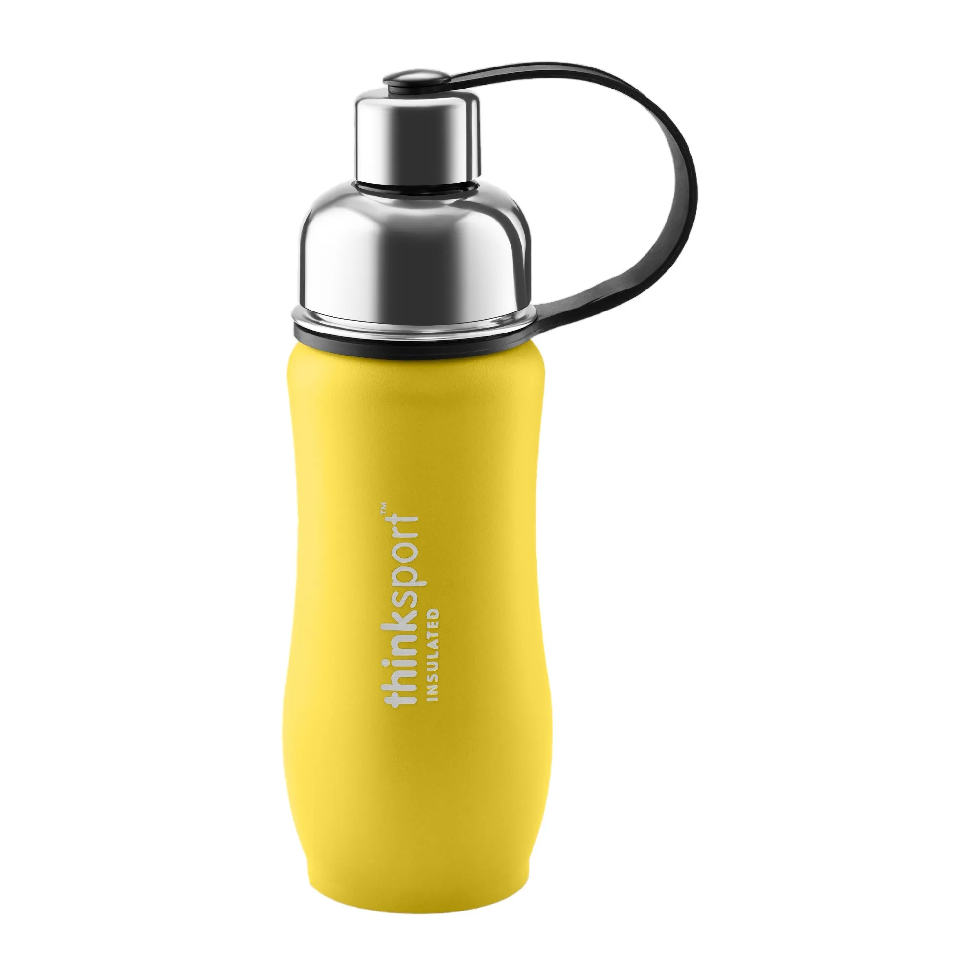 Thinksport 12oz (350ml) Insulated Sports Bottle - Yellow