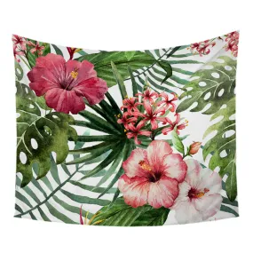 Tropical Hibiscus Tapestry