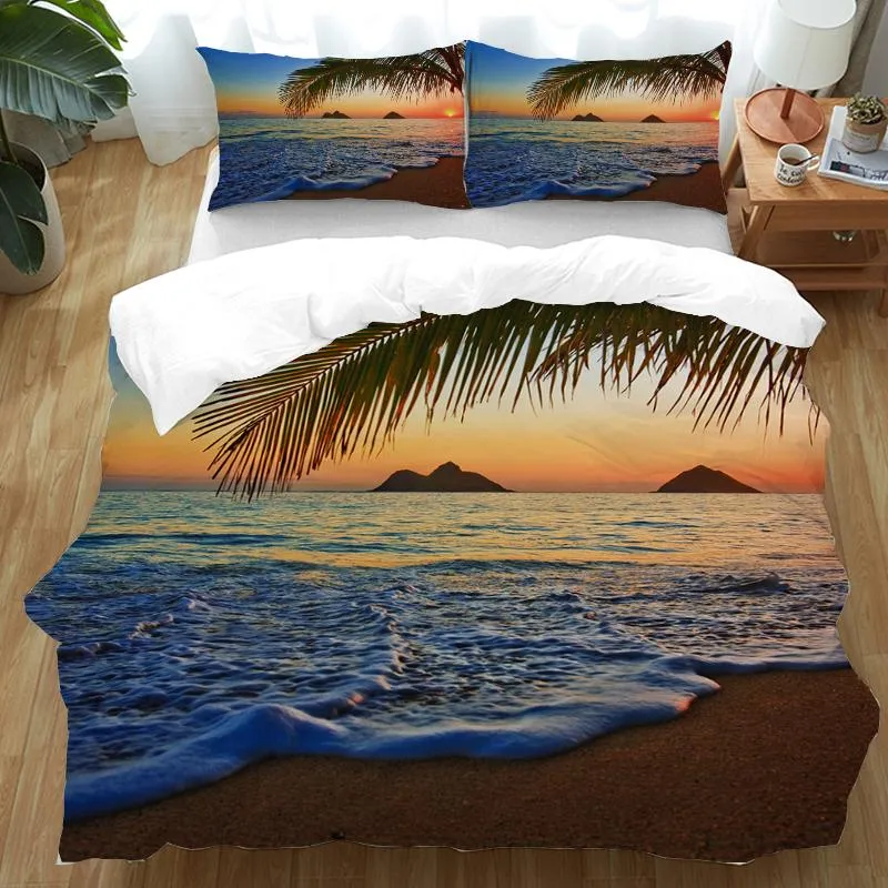 Tropical Sunset Duvet Cover Set