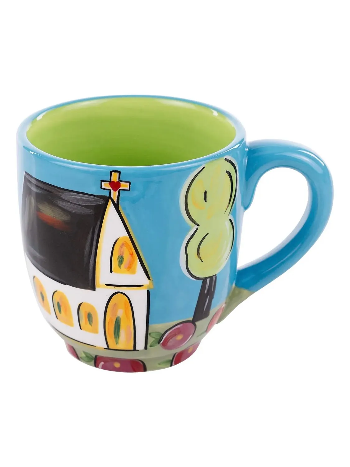 Turquoise Church Mug by Glory Haus