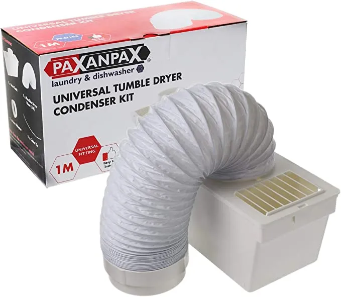 Universal Tumble Dryer Condenser Kit, Includes Hose, Box and Accessories PLD156