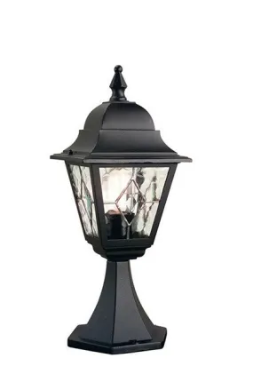 Uxbridge Black Outdoor Pedestal Lantern - ID 5702