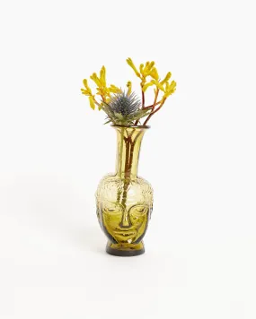 Vase Tete in Olive