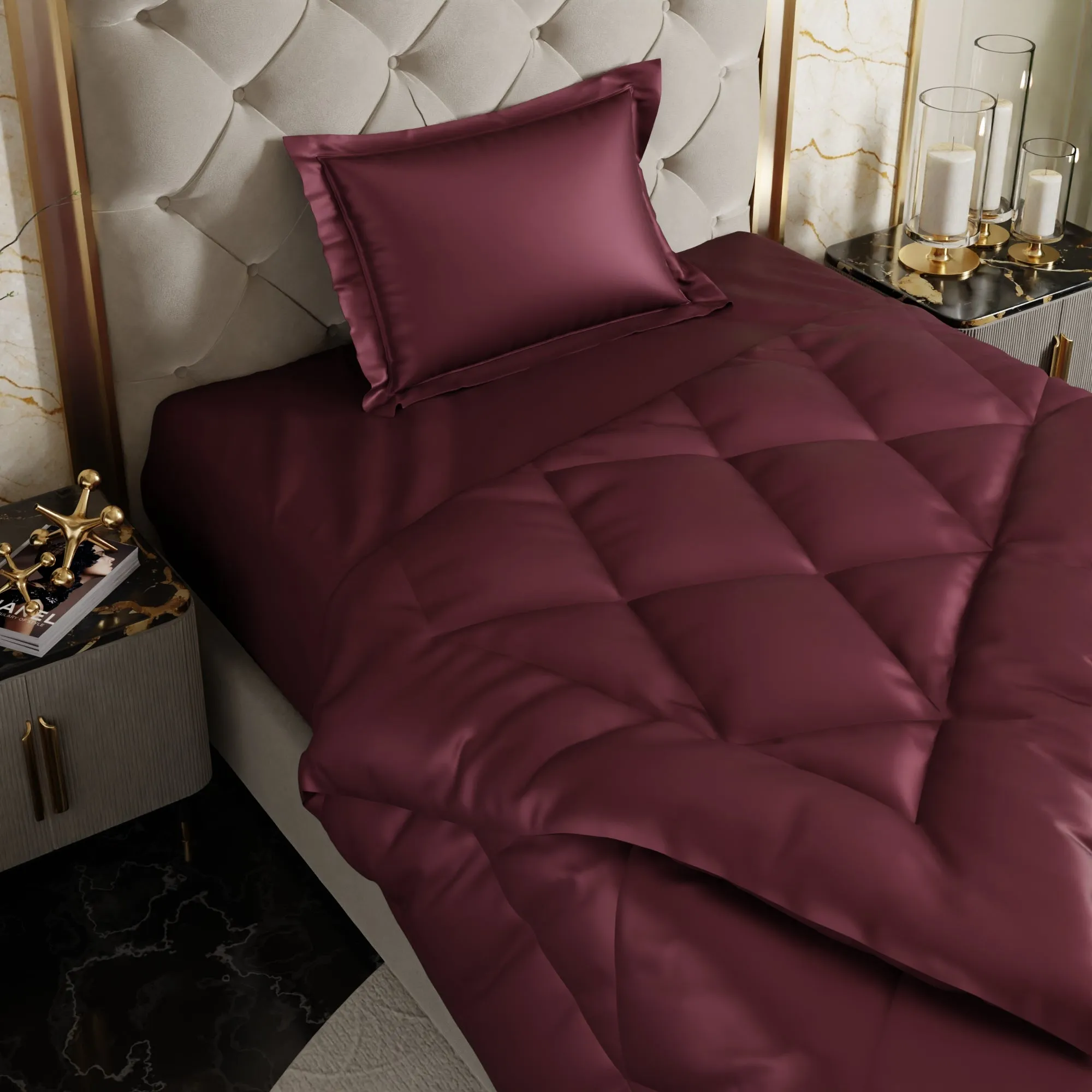 Velvet Wine Comforter