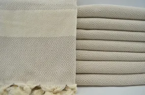 VENICE BEIGE TURKISH TOWEL