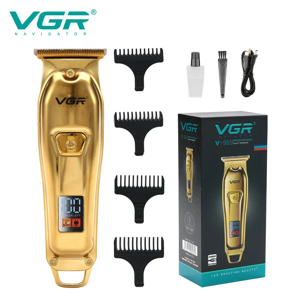 VGR v-965 Hair Clipper for Men, Cordless Hair Clipper Hair Clipper Professional Hair Clipper USB Rechargeable Cordless Shaver