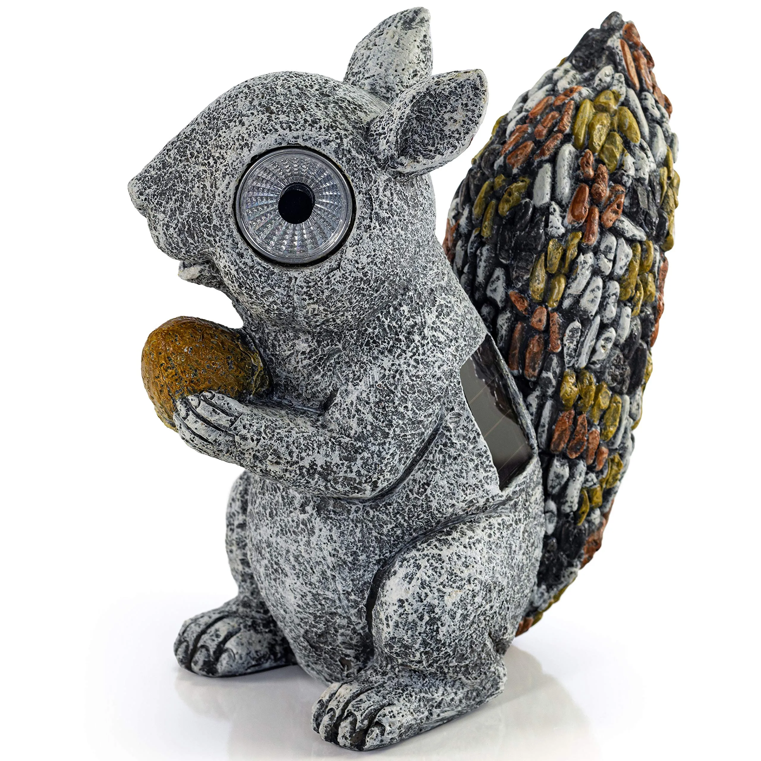 VP Home Nutty Squirrel Solar Powered LED Outdoor Decor Garden