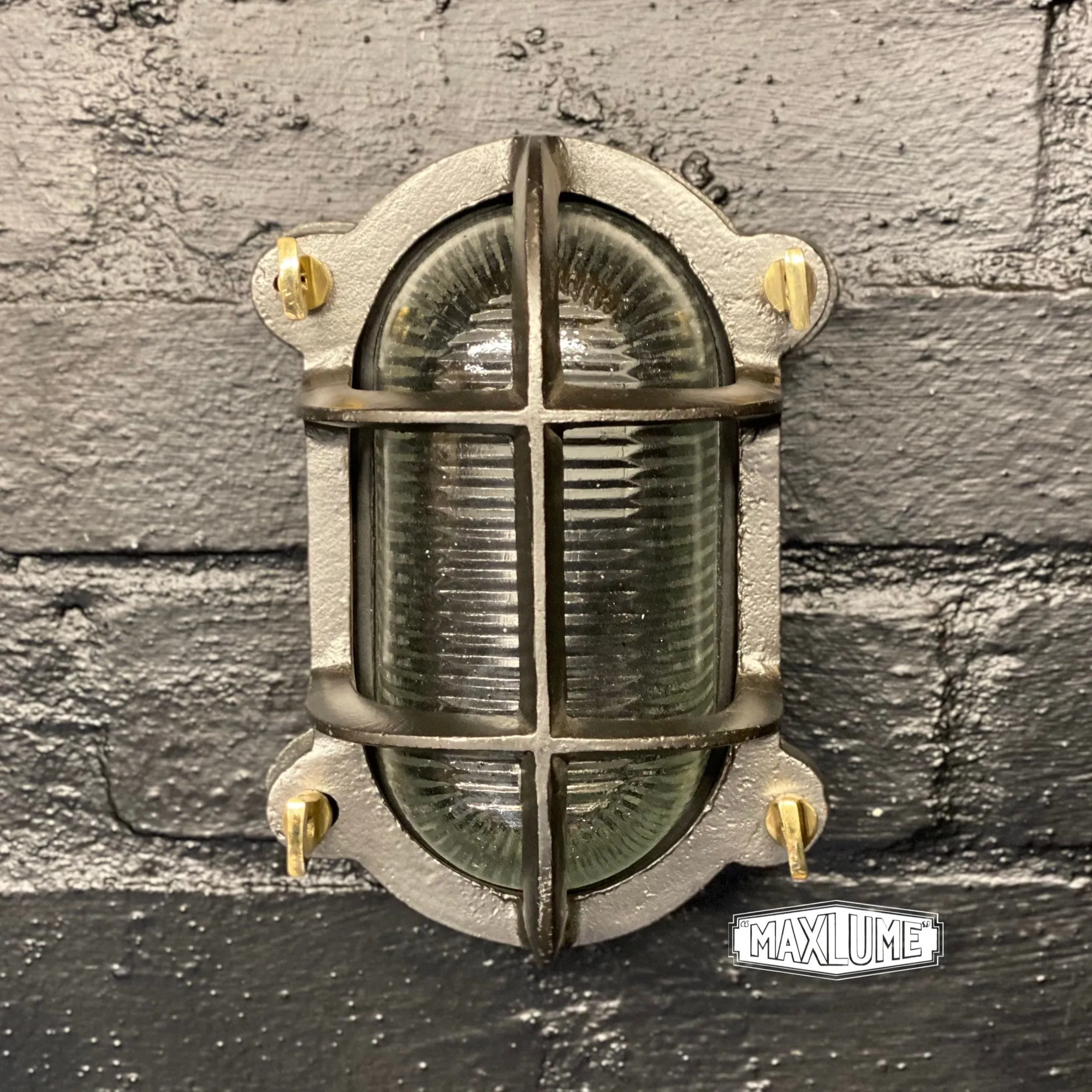 Walsingham ~ Bulkhead Outdoor & Bathroom Solid Cast Iron Wall Light | 7 Inch