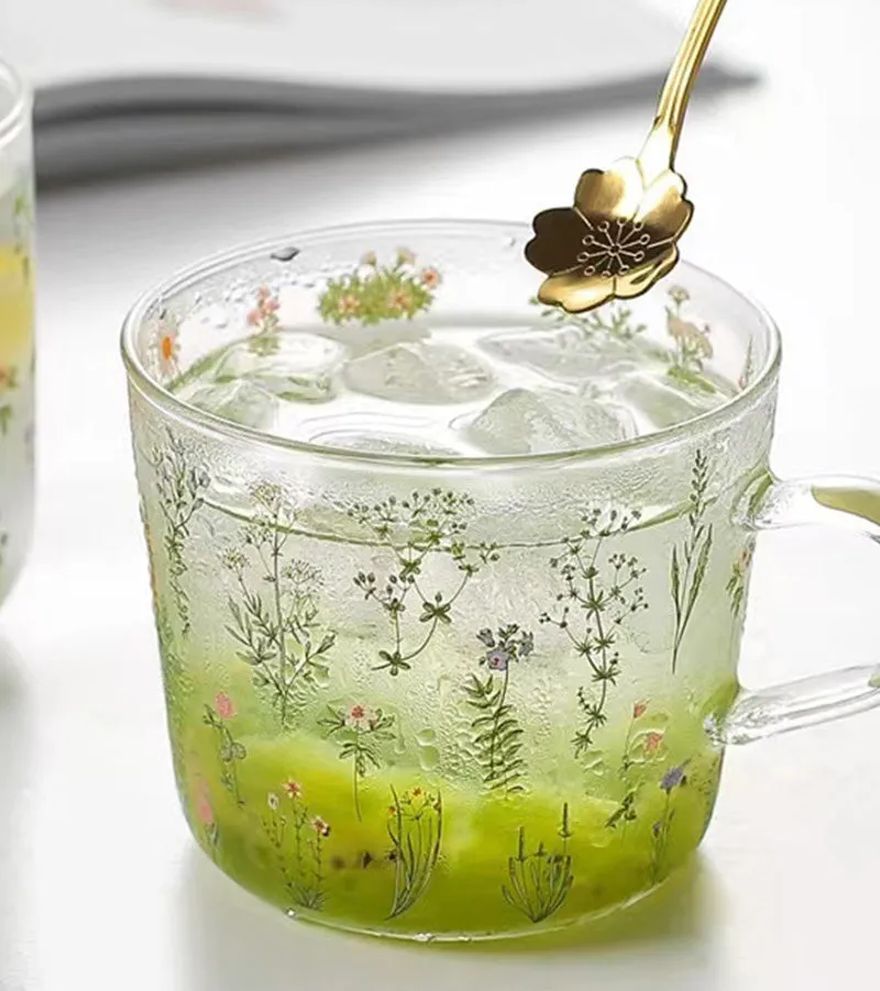 Wildflower Glass Cup