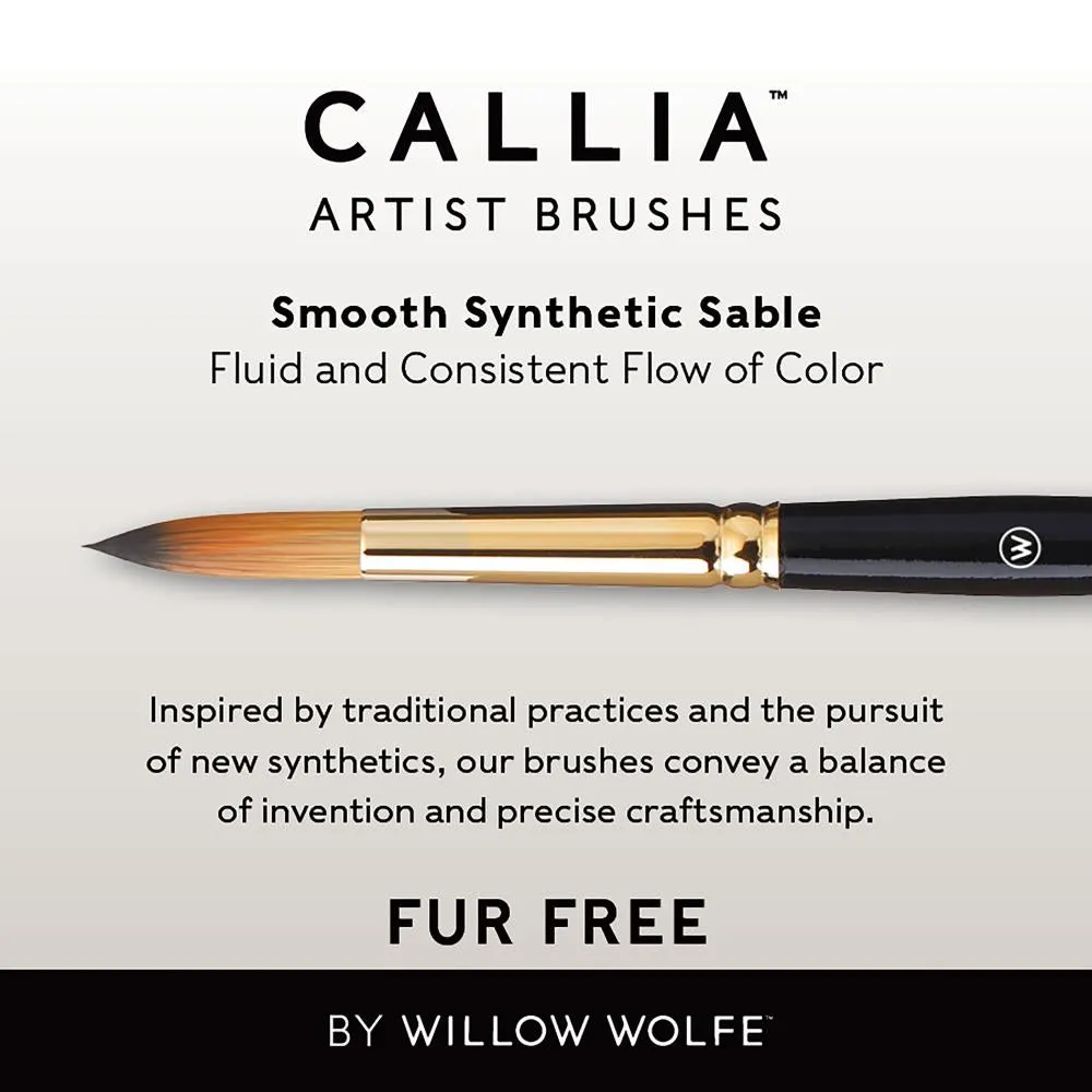 Willow Wolfe Callia Artist Round Brush 12