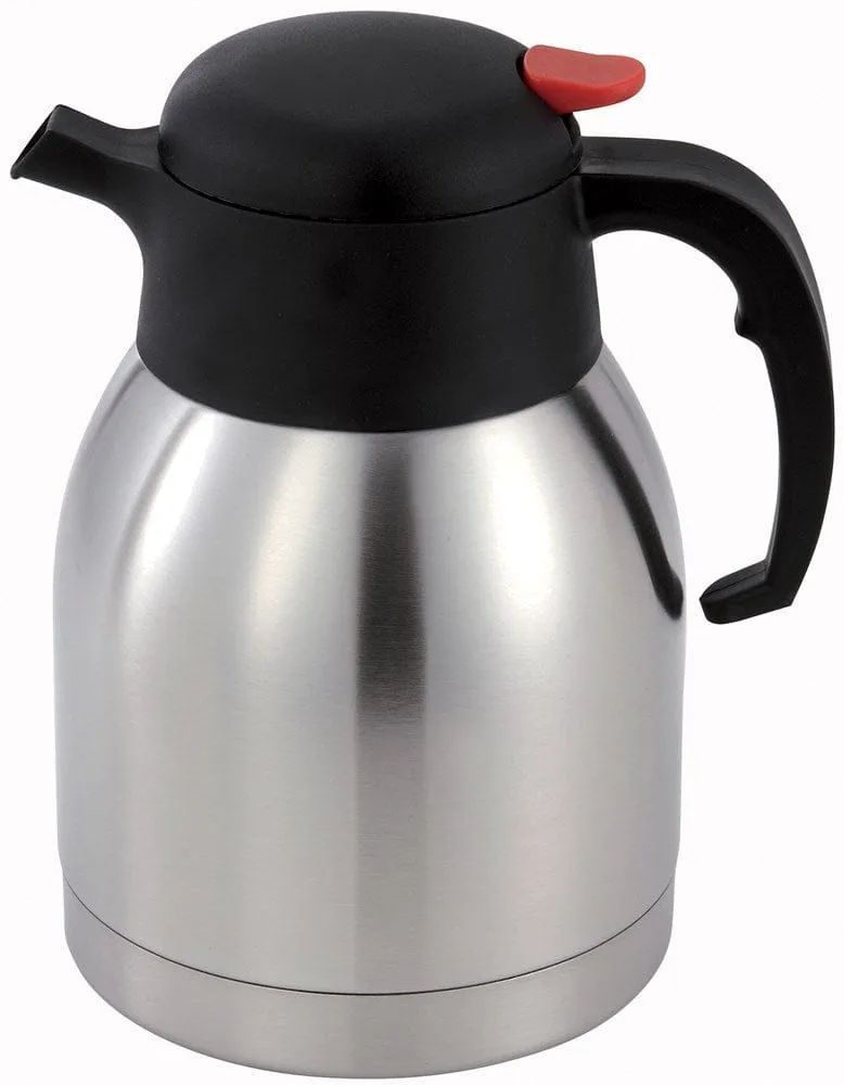 Winco CF1.5 Stainless Steel Coffee Carafe 1.5 Liter for Exceptional Heat Retention | Denson CFE