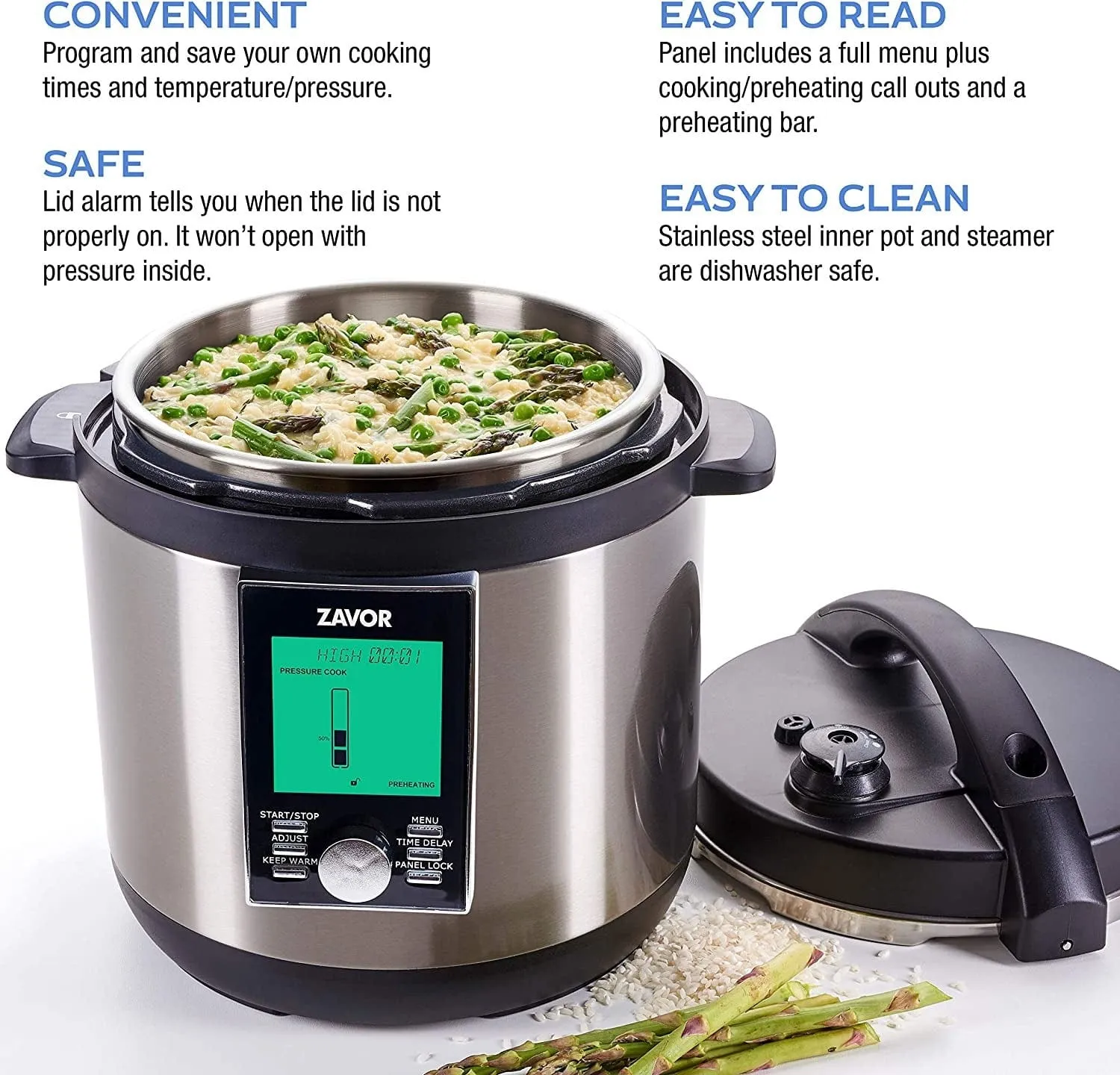 Zavor LUX LCD Multicooker, 8qt